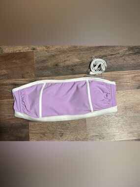 Kona Sol Lavender Strapless Bikini Top w/ Straps | Removable Pads | Women’s